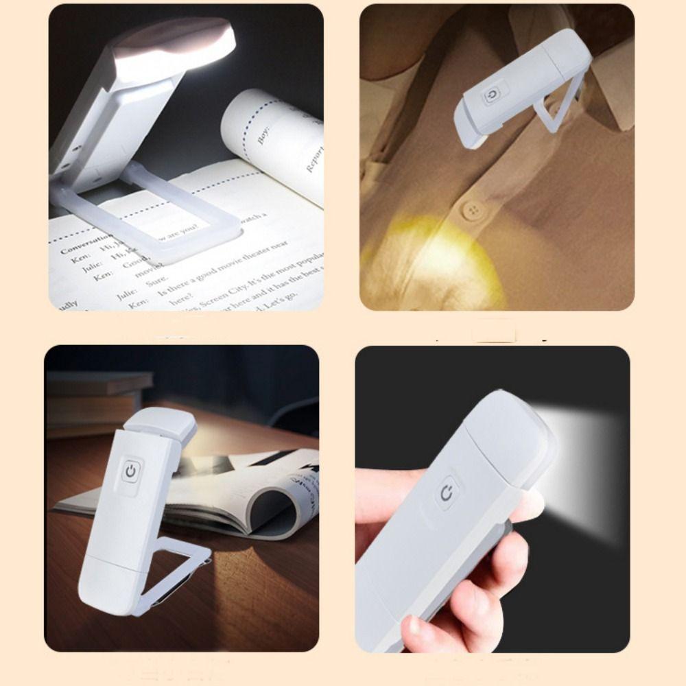 LED Mini LED Book Light Eye Protection Clip Desk Light  Bookmark Read Accessories