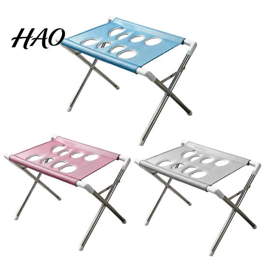 Pet Trimming Grooming Aid Dog Hammock, Stainless Steel Foldable Stand, Cat Washing Station, 8-Hole Station Table for Cats Dogs Bathing & Nail