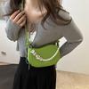 New fashion shoulder bag, personalized and beautiful portable casual small square bag, women's trend simple messenger bag