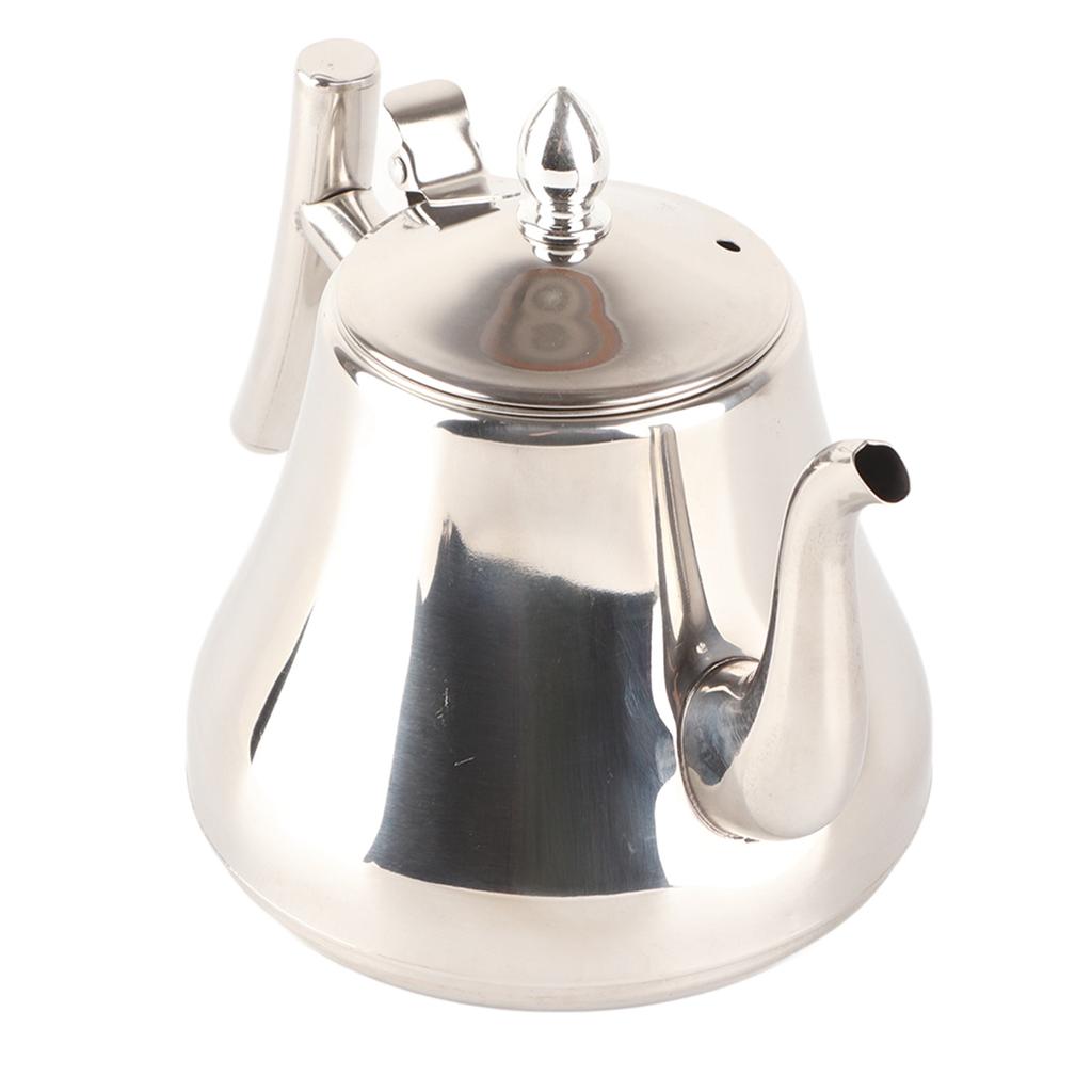 Household High Quality Stainless Steel Kettle Thickened Teapot Coffee Pot with Infuser for Hotel Restaurant