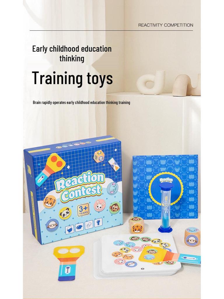 Children's Interactive Attention and Concentration Training Game (Ages 3-6) - Reaction Speed Challenge Table Toy