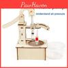 Simulated Wooden Pumping Water Machine Assembly Model Children Puzzle Toy Set For Learning