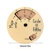Circle Of Fifths Wheel Guitar Chord Wheel Wooden Melody Tool Musical Instruments And Accessories Chord Wheel For Musicians