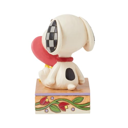 JIM SHORE Snoopy with Nose Through Heart 6016259