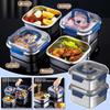Stainless Steel Salad Fruit Food Container Sealed Anti-drip Large Capacity Lunch Box Camping Picnic Box for Fruit Salad Food