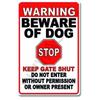 Metal Sign No Stupid People Tin Wall Decor Retro Home Bar Garage Man Cave