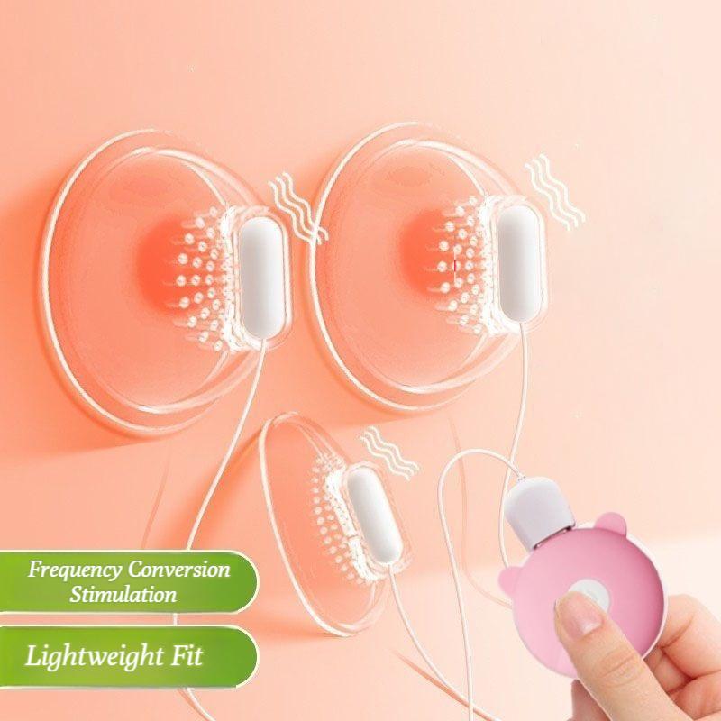 Women Vibrator Nipples Clitoral Sex Toys Electric Breast Massager Suction Cups Clitoral Stimulator For Adults Nipple Stimulator