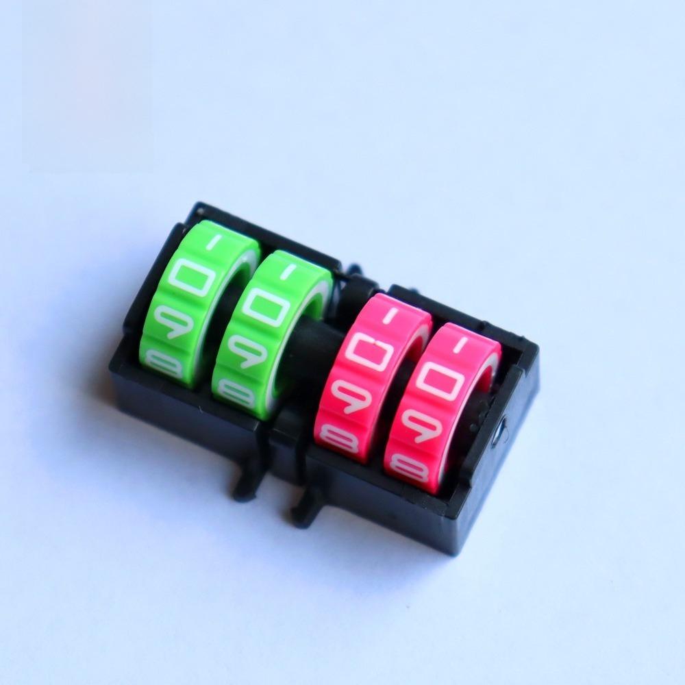Adjustable Rotating Number Dials Multi-Function Score Tracker Tally  For Teaching Scoring