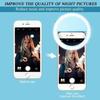 Selfie Light Ring Light 3 Brightness Levels LED, Selfie Lighting for Night and Darkness for Photography Improvement