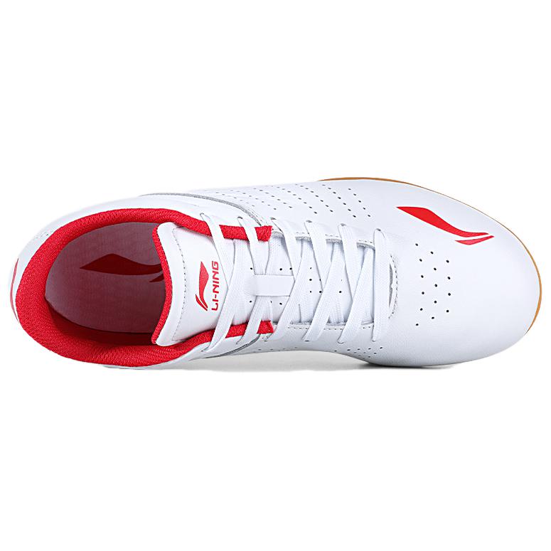 Li Ning Tai Chi Comfortable Versatile Non-Slip Wear-Resistant Low-Top Training Shoes Unisex sneaker White Red LDBT803-1