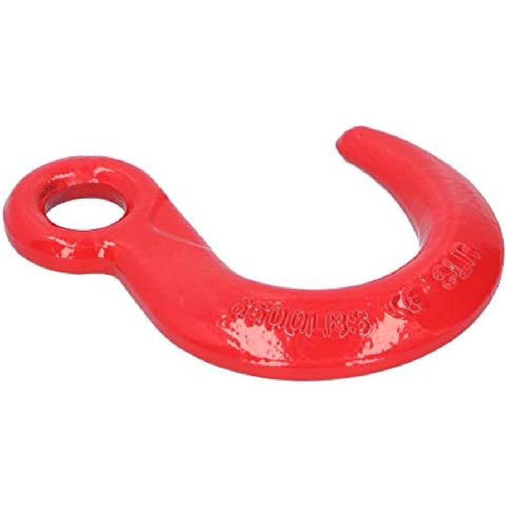 6500lb Lifting Hook, Large Opening Alloy Steel Crane Hoist Hook Lifting Parts for Construction Engineering