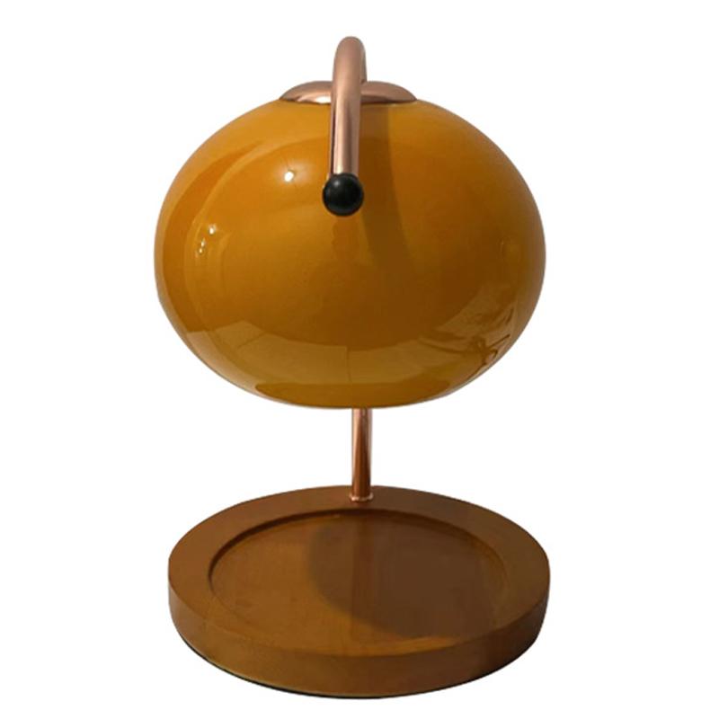 Wooden Base Candle Warmer Lamp with Timer Wax Melt Warmer Dimmable Modern Wax Melting Light for House Office Decoration