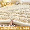 1pcs Winter Warm Velvet Mattress Dormitory bunk bed Folding Tatami Thin Mat Thick Anti Slip Mattress Cover Machine Washable