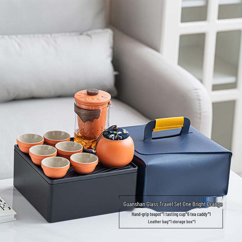 

Chaxun Portable Nordic Glass Tea Set