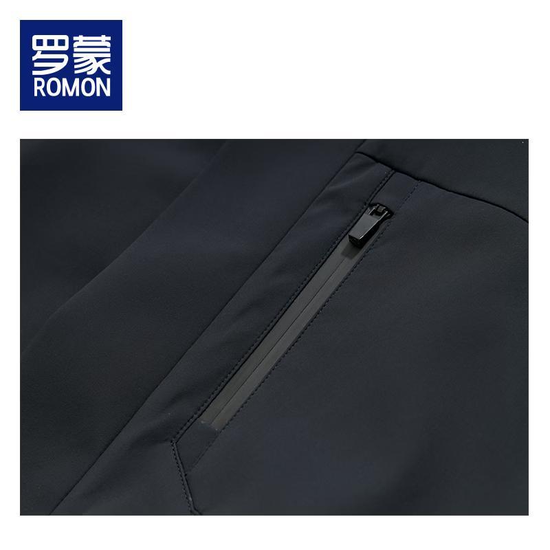 ROMON Men's Mid-Length Business Casual Down Jacket