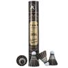 Authentic Armst Black Goose Feather Badminton Shuttles - Durable 12-Pack for Stable Flight in Competition Training (806#)