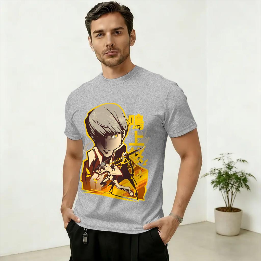 Unisex Yu Narukami PPersonas T Shirts Cotton Clothes Funny Short Sleeve Round Neck Tees Summer TShirt