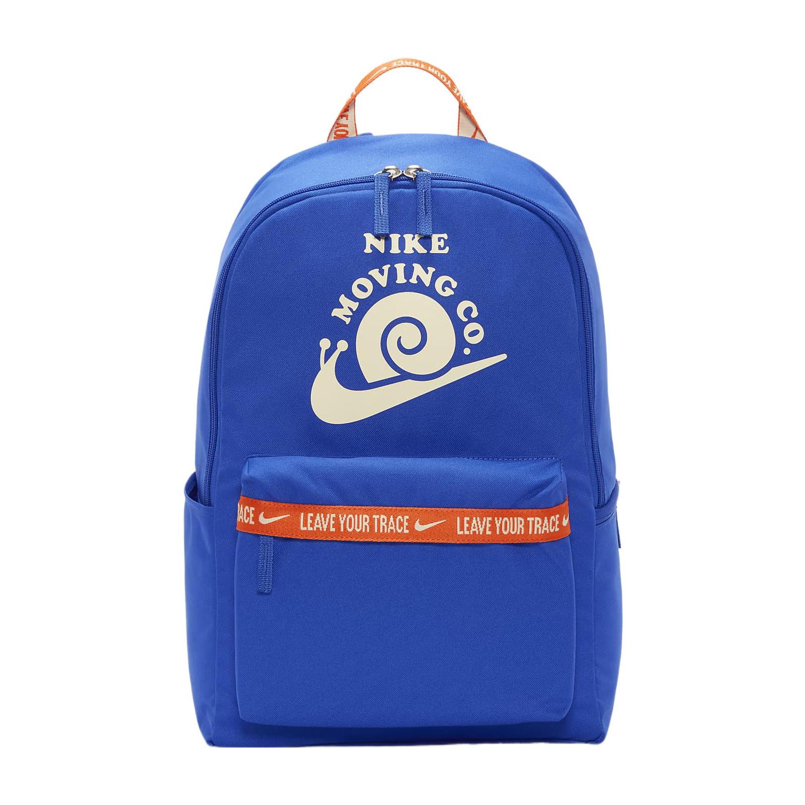 

Nike Heritage Polyester Backpack Regular Unisex Blue DV6070-405 синий