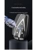 Changan Qiyuan A05/A06/A07 Remote Key Cover: Metal Shell with Leather Snap Button for Q05 125MAX