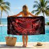 Asciugamano da Spiaggia Calcio VfB Stuttgart Morbida Microfibra Asciugamano Estivo Asciugatura Rapida Assorbente per Spiaggia Piscina Viaggio