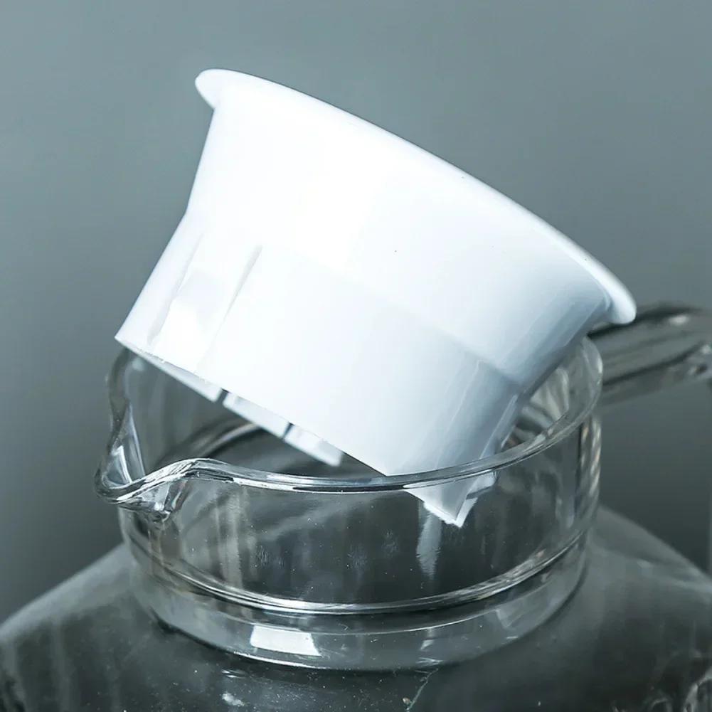 Two Replacement For Glass Lids for Water Jug Compatible with For Glass Carafe Made from ABS Material for Secure Pouring
