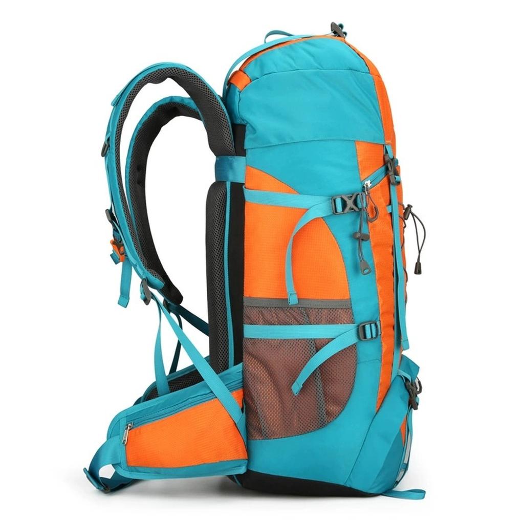 New Outdoor Camping Weight-reducing Travel Mountaineering Bag Large Capacity Sports Bag Waterproof Hiking Backpack 56-75L