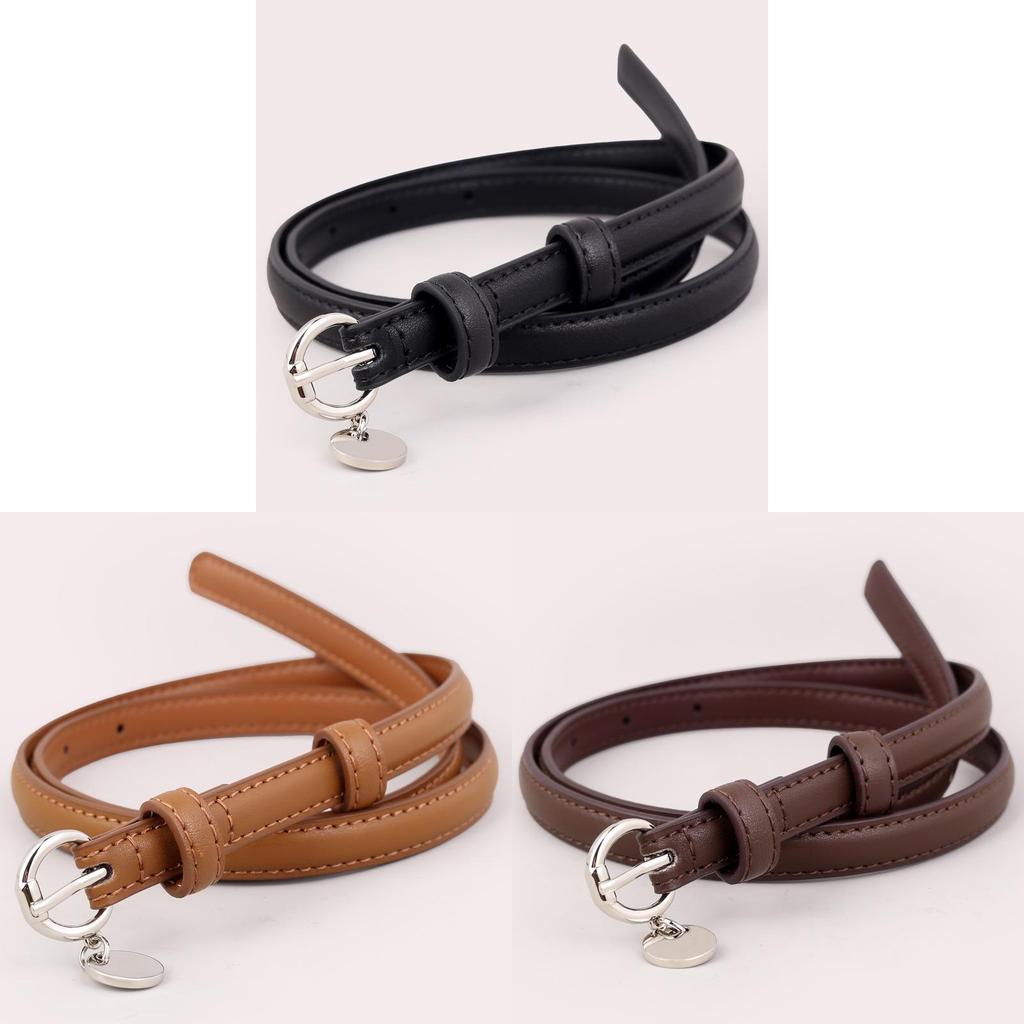 Genuine Leather Belt For Women With Classic Pin Buckle For Casual And Office Wear