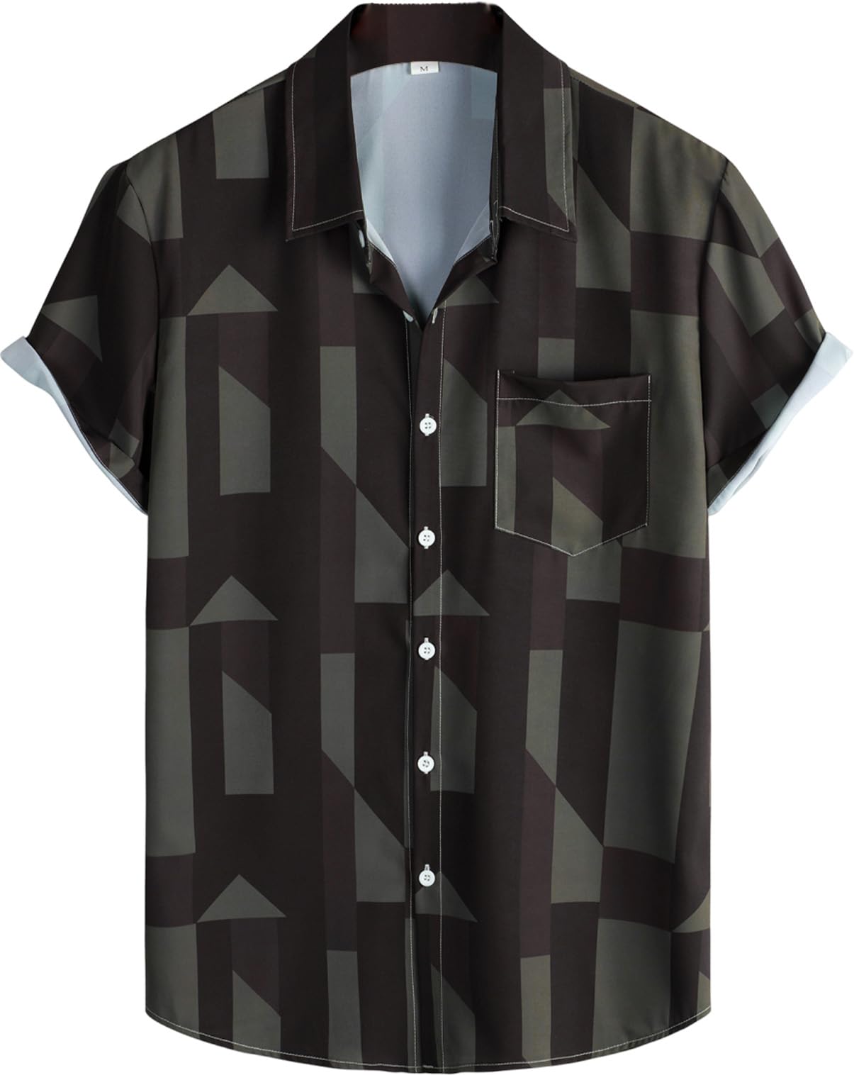 

Узорный Повседневный Корейский Короткий Повседневный Тренировочный Размер [J.STORE] Мульти-Узор, Мягкий, Рубашка, Рубашка, Оверсайз, Стильный, Алоха, Стиль, Стильный, серый