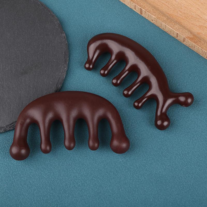 Körper Meridian Massagekamm Fünf Breitzahnkamm Akupunkturtherapie Blutzirkulation Glattes Haar