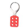 Safety Lockout Hasp 6 Holes Insulating Portable High Strength Tagout Hasp Red Nylon Lock Out for Industry