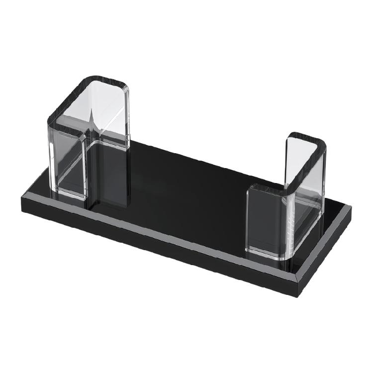 

Clear Acrylic Business Card Stand Large Compartment Name Card Organiser Container For Efficient Business Card Management 1