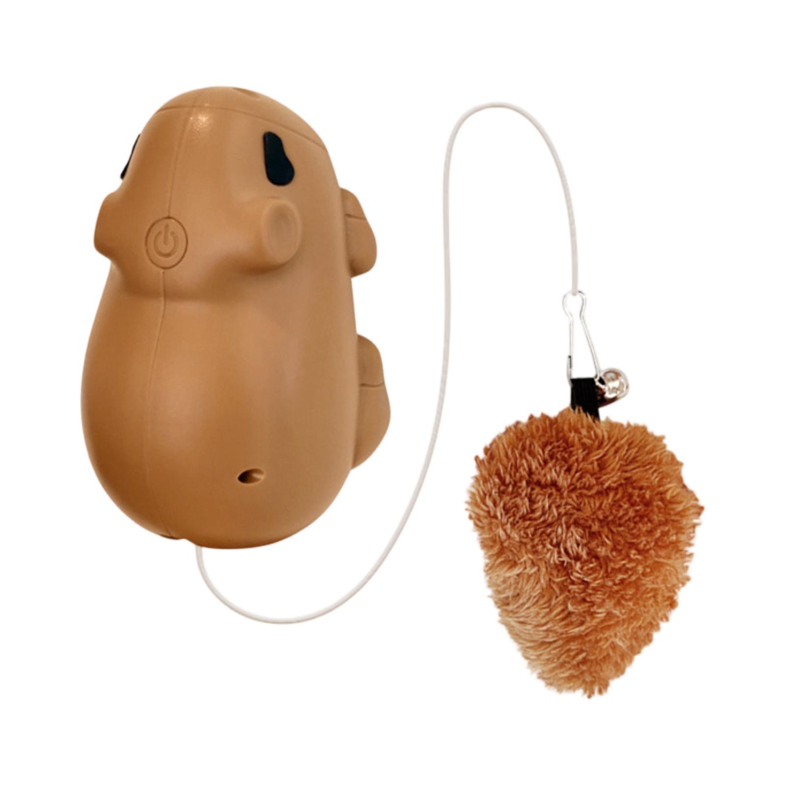 Pet Intelligent Toy Automatic Lifting Pet Toy One Size коричневый