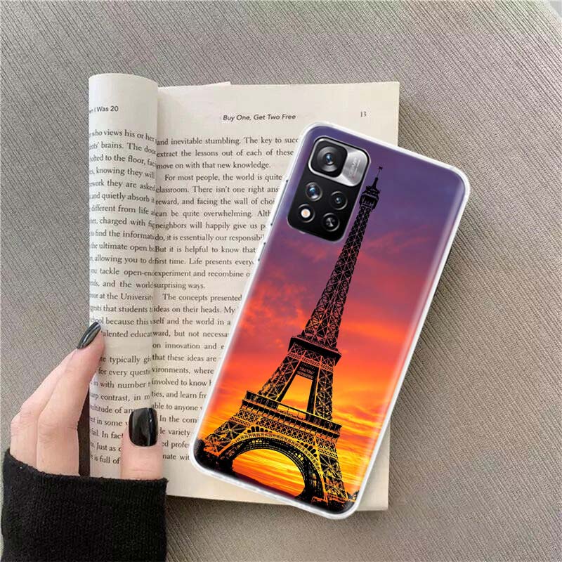 Eiffel Tower Art Phone Case For Xiaomi Poco F7 14 Ultra Mi 9T 12T 11T 13 15 Pro 12 11i 12X 10T 11 10 9 8 Lite 5G A3 CC9E Cover C