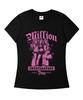 MILLION DAY Gyaru Girls Slim Fit Short Sleeve T-Shirt