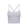 Women's Strappy Color-Block Cross-Back Yoga Vest