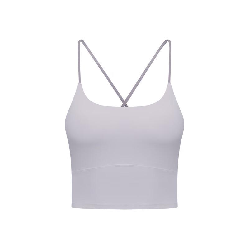 Women's Strappy Color-Block Cross-Back Yoga Vest