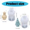 Flexible Silicone Mold Handmade Scented Candle Mould Star Christmas Tree Aromatherapy Jewelry Mold Home Decorations