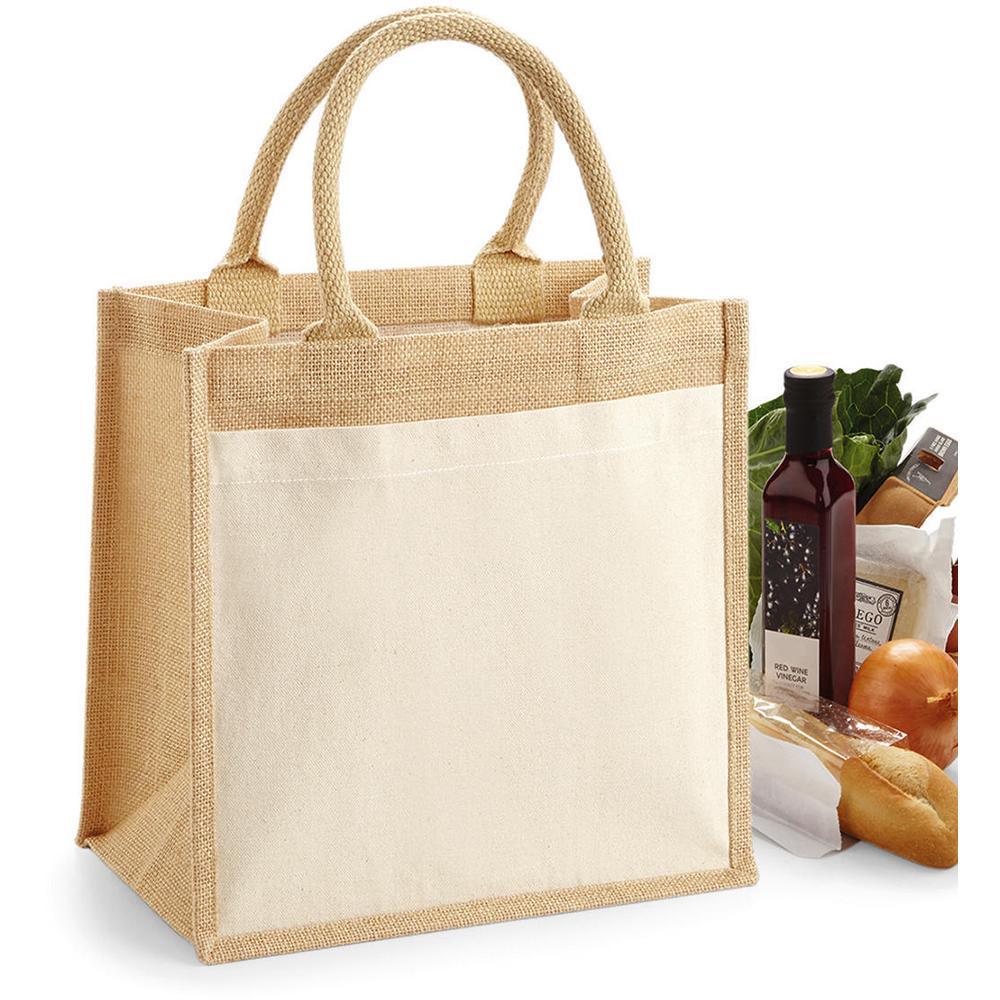 Westford Mill Pocket Jute Midi Tote
