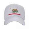 Custom Bear California Republic Flag Baseball Cap Sports Unisex Women's Adjustable Dad Hat Autumn Snapback Hats