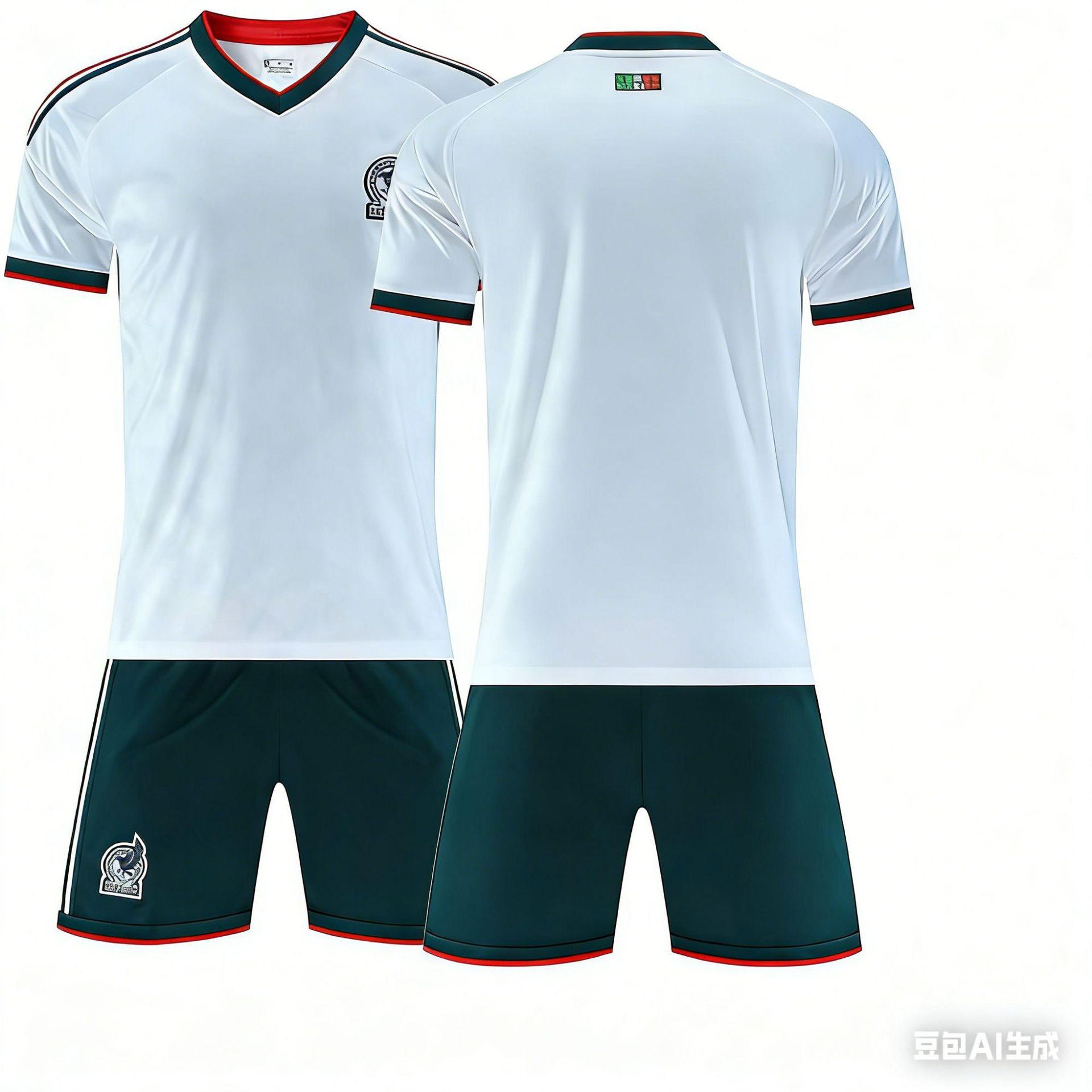 World Cup Mexico Away Jersey No. 9 Raul, Jersey Short-Sleeved Football Jersey 16