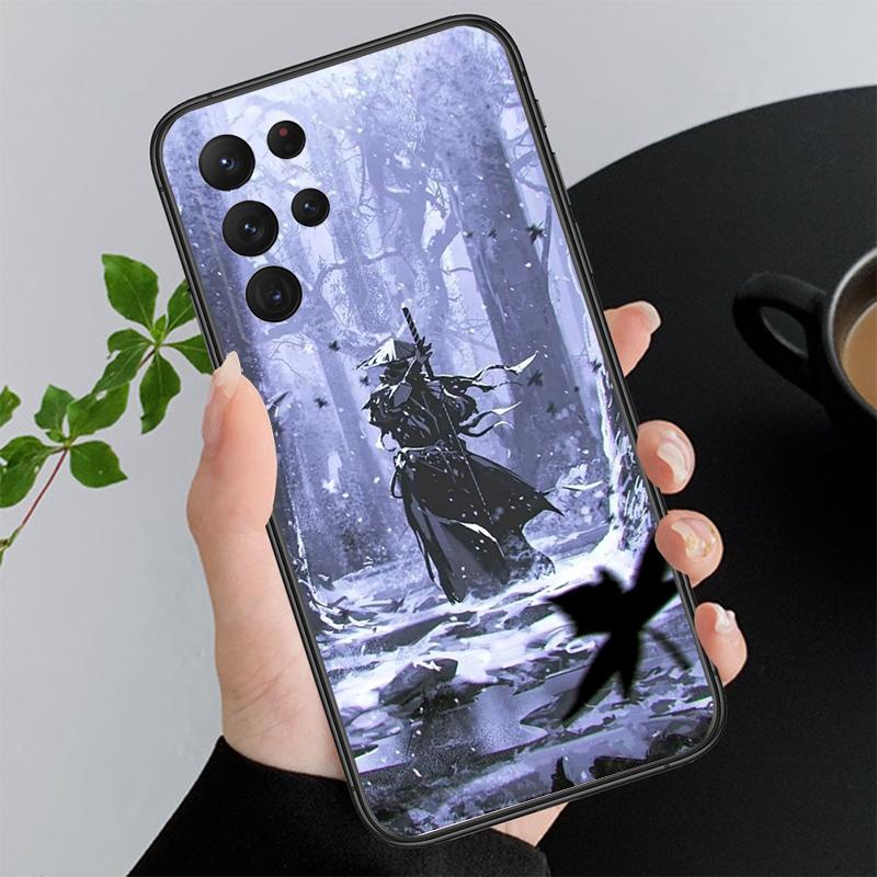 Japanese Samurai Sword Anime Phone Case For Samsung A17 A55 A16 A56 A35 A15 A53 A54 A33 A34 A25 A05S A52 A52S A07 A26 A06