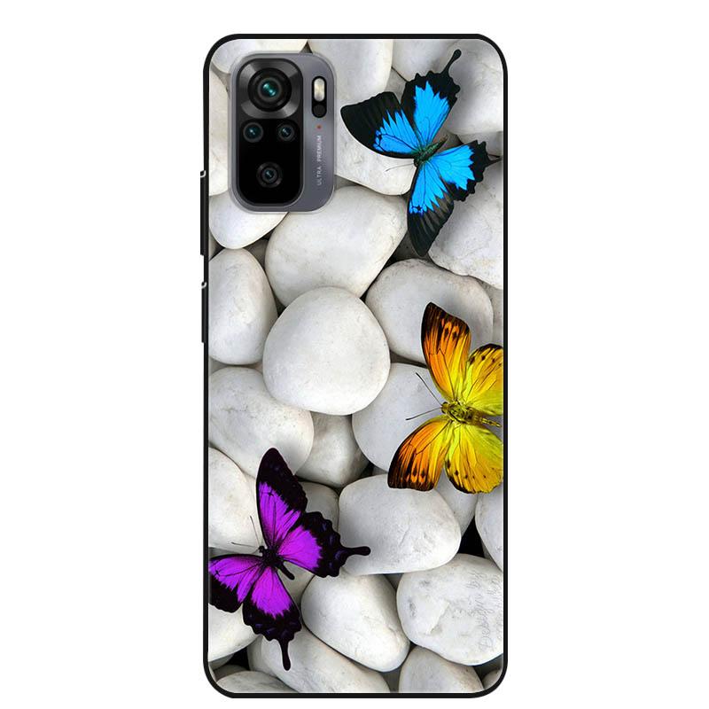 For Xiaomi Redmi Note 10s Case Shockproof Silicone Cartoon Soft Cover for Redmi Note 10 Pro Phone Cases Note10 4G 10T 5G 10 S