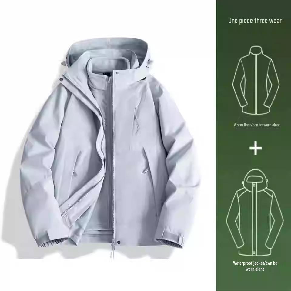 NASA 2024 Men's & Women's Petite Windproof Windbreaker - Stylish Autumn/Winter Jacket for Outdoor Mountaineering