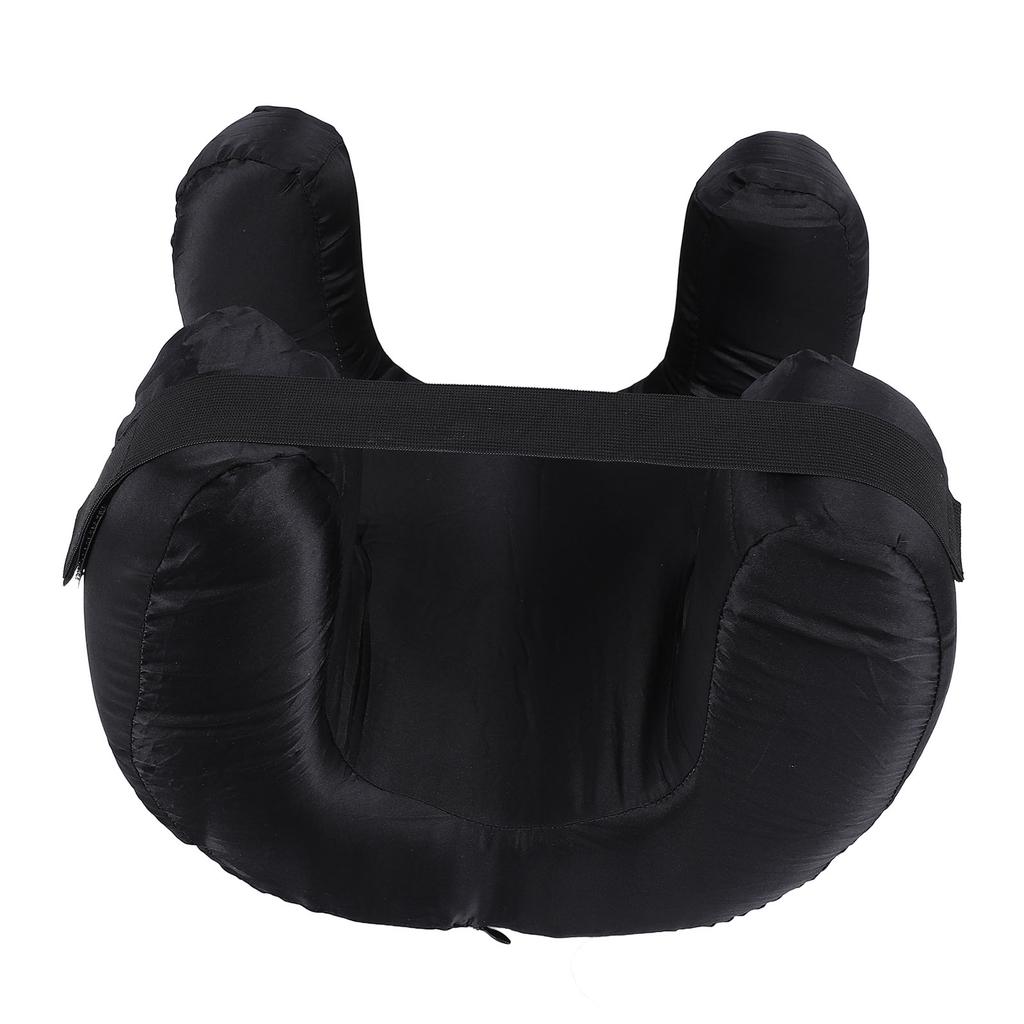 Face Down Pillow Memory Foam Sleeping Pillow Soft Comfortable Face Pillow for Home Travel Black