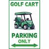Golf Cart Decor Vintage Golf Cart Parking Only Tin Sign Retro Golf Decor Plaque Gifts For Golf Lovers Garage Man Cave 8x12 Inch