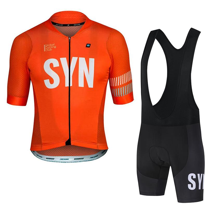 Road Bike Cycling Suit Summer Cycling Jersey Sponge Cushion Cycling Bib Polyester Fiber Bicycle Top 2026 Summer Breathable Cycling Suit