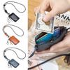 Soft Leather Small Wallet Portable Large capacity Business Card Bus Card Key Bag Coin Purse Ultra-thin Small Card Holder