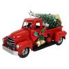 Christmas Ornament Retro Car Model Xmas Tree Bell Decor Anti-Rust Paint Surface Home Office Decoration