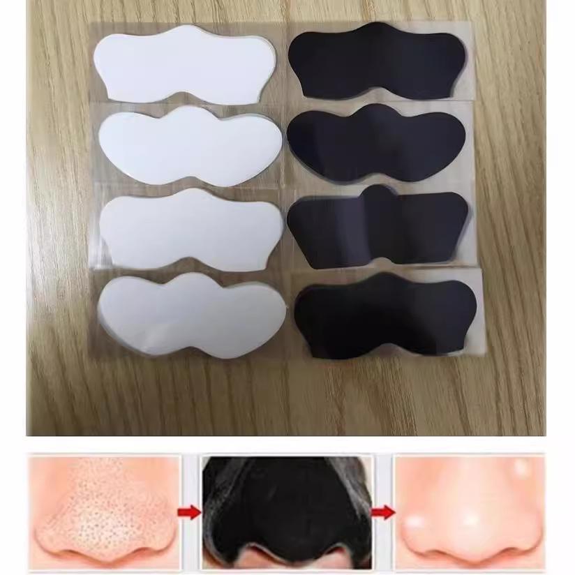 20pcs Blackhead Nose Strips Deep Cleansing Nasal Spot Facial Dot Stickers Nose Mask Shill For Acne & Black Head