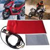 12V Carbon Fiber Pad Waterproof Carbon Fiber Seat Heater Cover Timer Universal Heated Seat Heater Pad Kit UTV E-BIKE Seat Heater